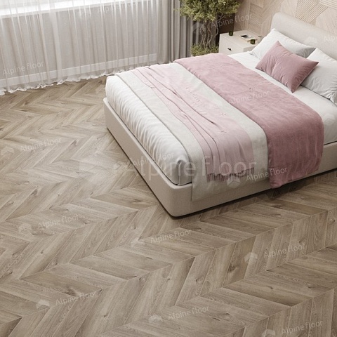 Alpine Floor LVT Chevron Alpine  ECO 20-3 Дуб Натуральный Отбеленный Chevron 4V 43кл AB (фото 3)