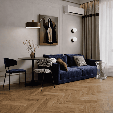 Skalla Wood Herringbone 12 мм 34 класс 4V HR 1023 Дуб Линнос (Oak Linnos) (фото 2)