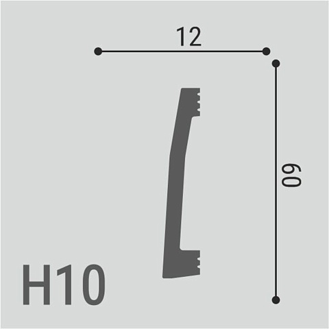 XPS Polymer Н 10 60х12/ Белый (фото 2)