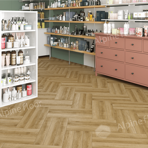 Alpine Floor Herringbone 8 Pro 4V 33 (CH) LF102-2A New_ Дуб Эльзас (фото 5)