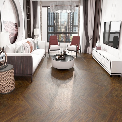 Skalla Wood Herringbone 12 мм 34 класс 4V HR 1022 Дуб Ивеланн (Oak Iveland) (фото 8)