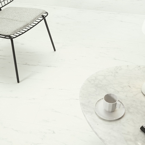 QS Alpha Vinyl ORO BASE плитка AVSTT 40136 Мрамор каррарский белый (фото 12)