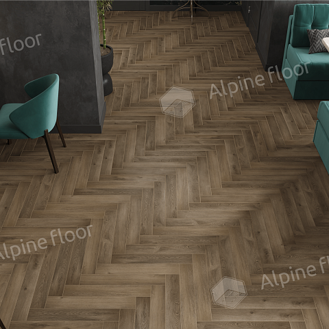 Alpine Floor Herringbone 12 Pro 4V 34 (CH) LF106-11B New­ Дуб Анжу (фото 3)
