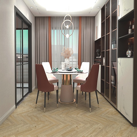 Skalla Wood Herringbone 12 мм 34 класс 4V HR 1020 Дуб Биркенес (Oak Birkenes) (фото 8)
