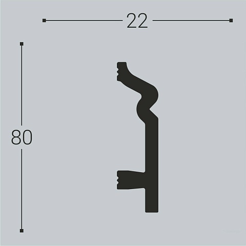 XPS П 2 80х22/ Белый (фото 2)