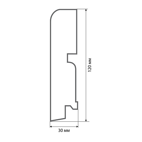 Finitura dekor R9 120х30х2400/ 016 (фото 2)