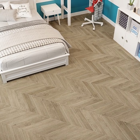 Alpine Floor LVT Chevron Alpine  ECO 20-2 Дуб Ваниль Селект Chevron 4V 43кл AB (фото 4)