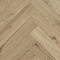 Wood Bee Herringbone Дуб Аурео браш матовый Aureo, UV-лак gloss 5-9% (левая) (миниатюра фото 1)