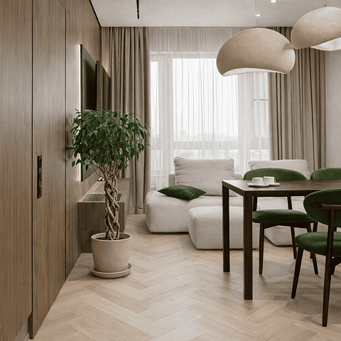Norland Lagom Parquet LVT (CH) 1034-03 Deilig 4V (фото 4)