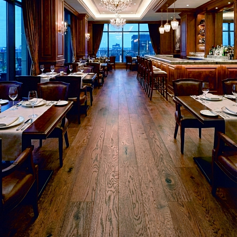 Crownwood Прайм 14мм Дуб Пралине Тренд однополосный матовый лак с фаской (фото 7)