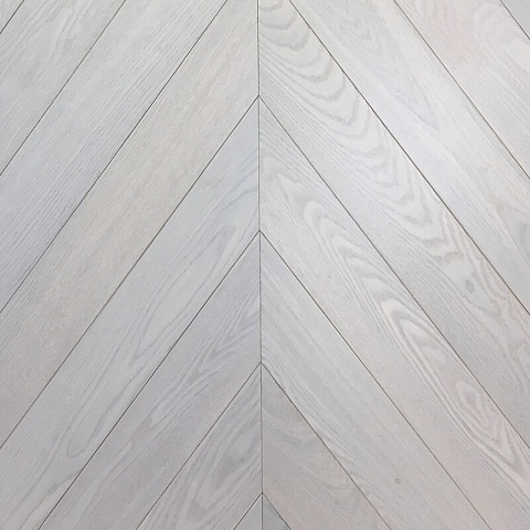 Wood Bee Herringbone Ясень Мунлайт браш матовый Moonlight, UV-лак gloss 5-9% (правая) (фото 1)