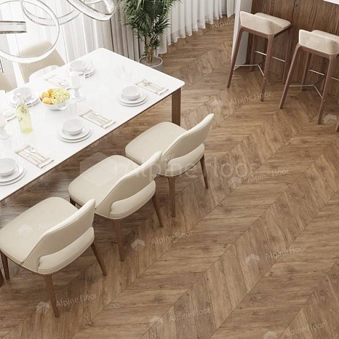 Alpine Floor LVT Chevron Alpine  ECO 20-10 Гевуина Chevron 4V 43кл AB (фото 2)