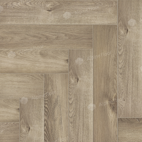 Alpine Floor LVT Parquet ЕСО 16-5 Дуб Натуральный Отбеленный 4V 43кл (фото 1)