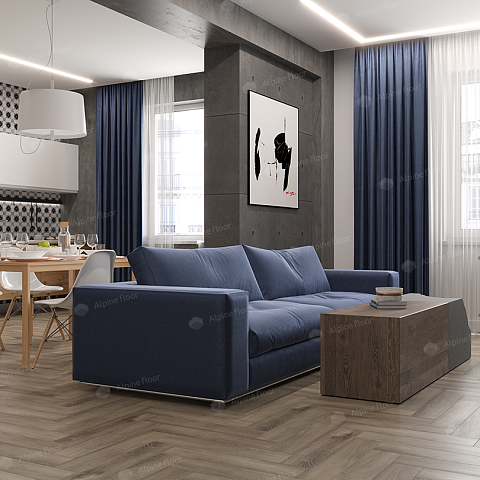 Alpine Floor LVT Parquet ECO 16-15 Дуб Исида 4V 43кл (фото 5)