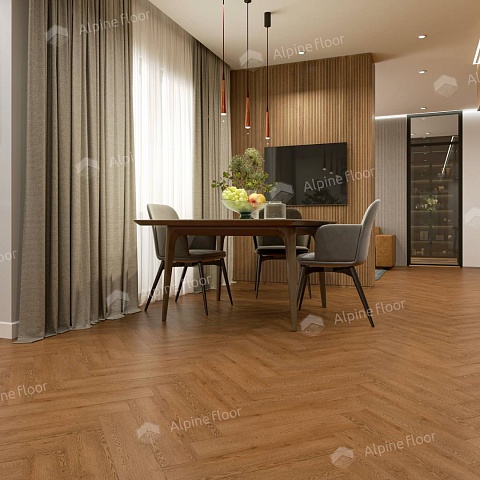 Alpine Floor LVT Parquet ECO 16-32 Дуб Селена 4V 43кл (фото 1)
