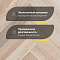 Wood Bee Herringbone Дуб Крема браш матовый Crema, UV-лак gloss 5-9% (правая) (миниатюра фото 2)