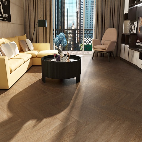 Skalla Wood Herringbone 12 мм 34 класс 4V HR 1025 Дуб Стейген (Oak Steigen) (фото 9)