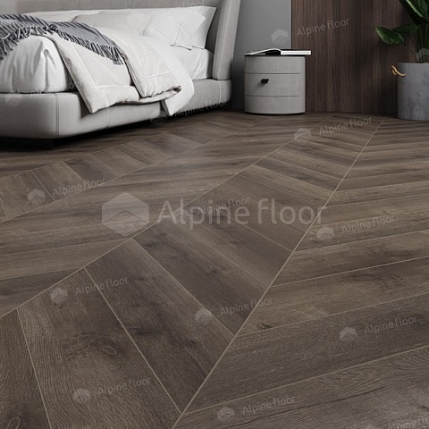 Alpine Floor LVT Chevron Alpine  ECO 20-9 Дуб Антарес Chevron 4V 43кл AB (фото 4)