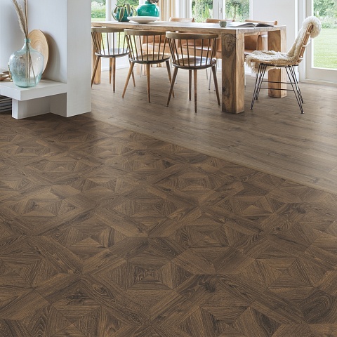 Quick Step Impressive Patterns Ultra (Rus) IPU 4145 Дуб кофейный брашированный (фото 11)