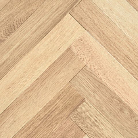 Wood Bee Herringbone Дуб Селект гладкий глянец, Select UV-лак gloss 30±5% (левая) (фото 1)