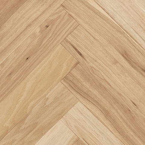 Wood Bee Herringbone Дуб Натур браш матовый Natur Brush, UV-лак gloss 5-9% (правая) (фото 1)