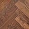 Wood Bee Herringbone Американский Орех Кангари гладкий глянец Cangaree, UV-лак gloss 30±5% (правая) (миниатюра фото 1)