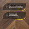 Wood Bee Chevron  Дуб Шоколад браш матовый Chocolate, UV-лак gloss 5-9% (левая) (миниатюра фото 2)