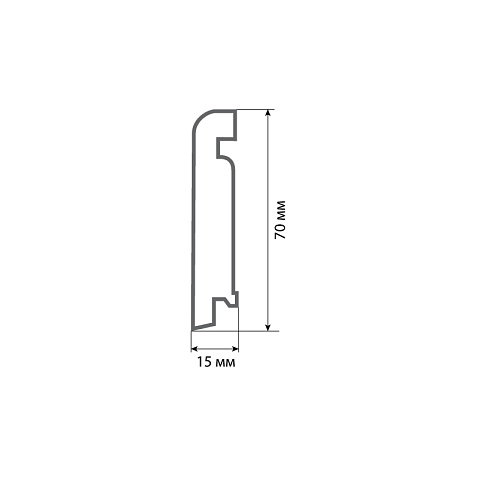 Finitura dekor R13 70х15х2400/ 022 (фото 2)